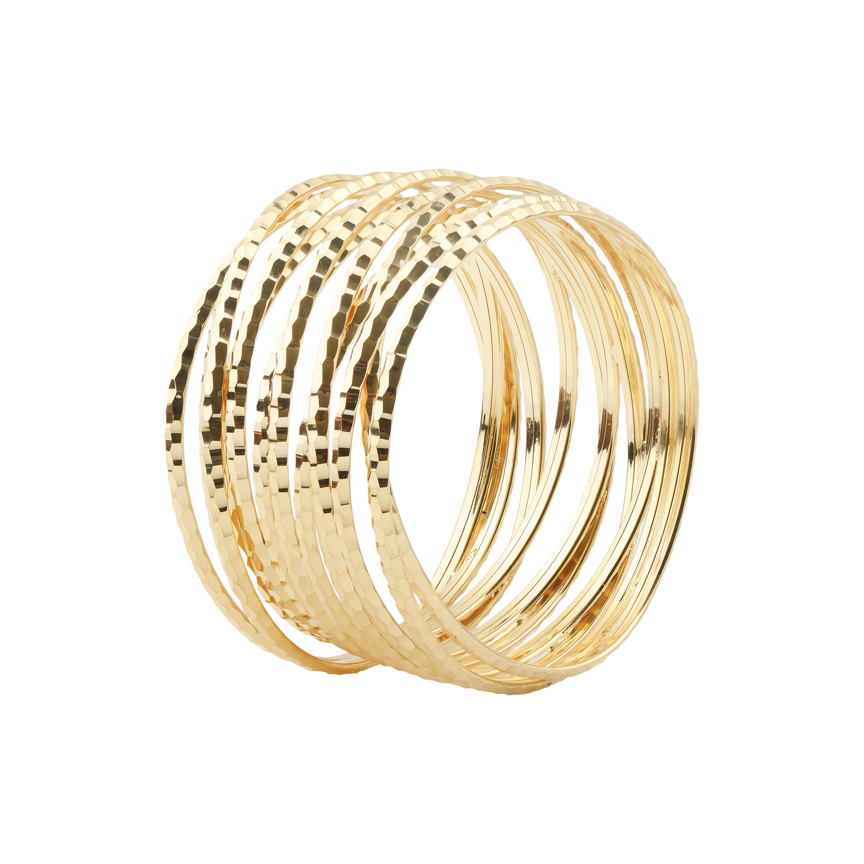 18K Gold Bangle G10348