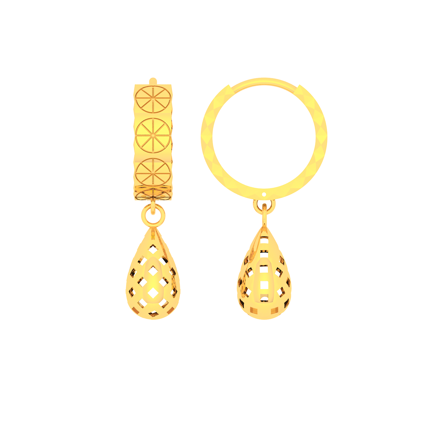 24K Gold Earring E10881