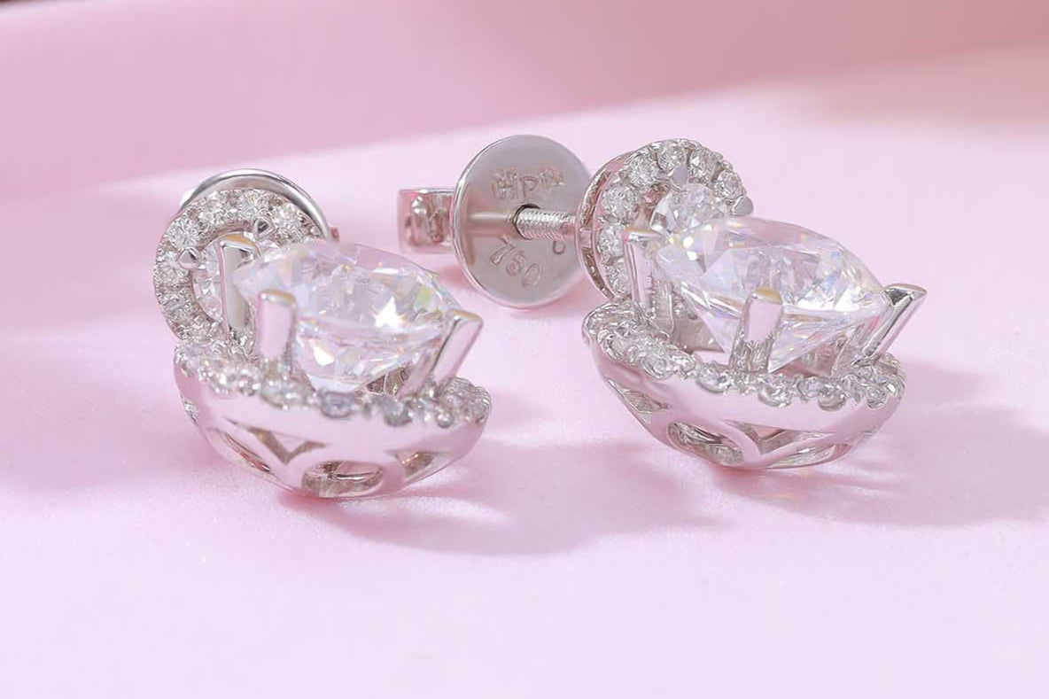 Diamond Earrings Mounting E10132