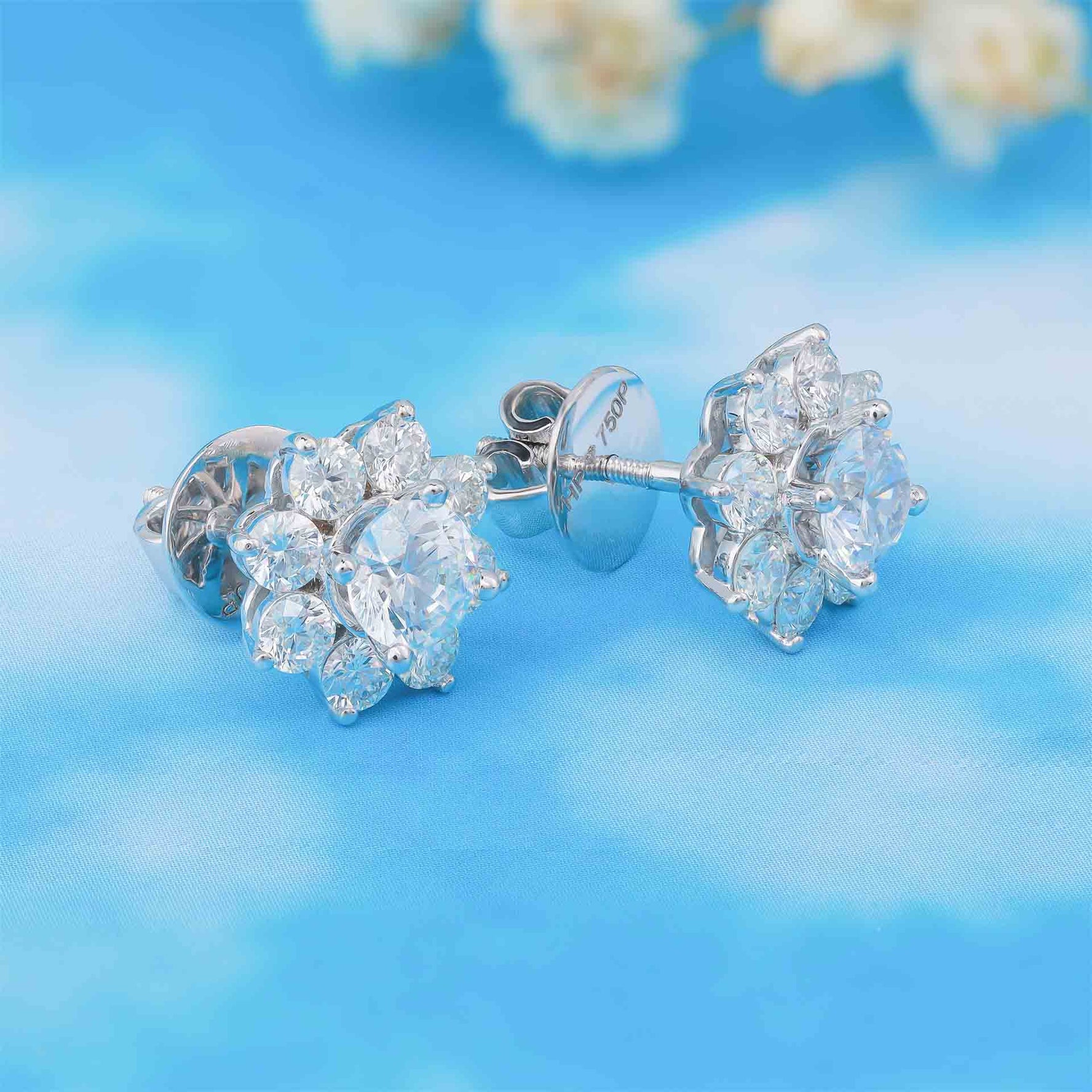 Diamond Earrings Mounting E10760