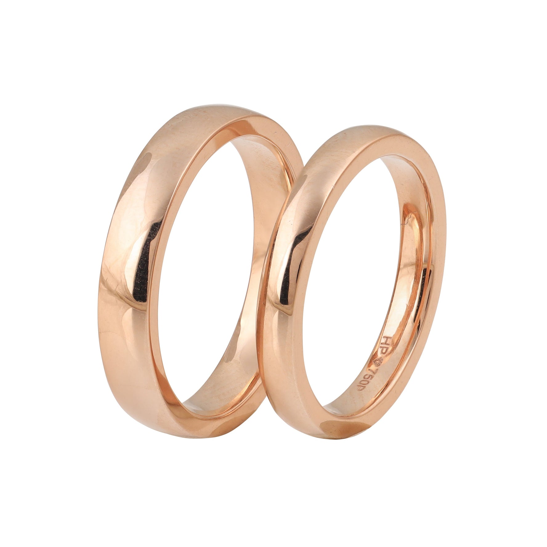 18K Gold Wedding Rings D10185