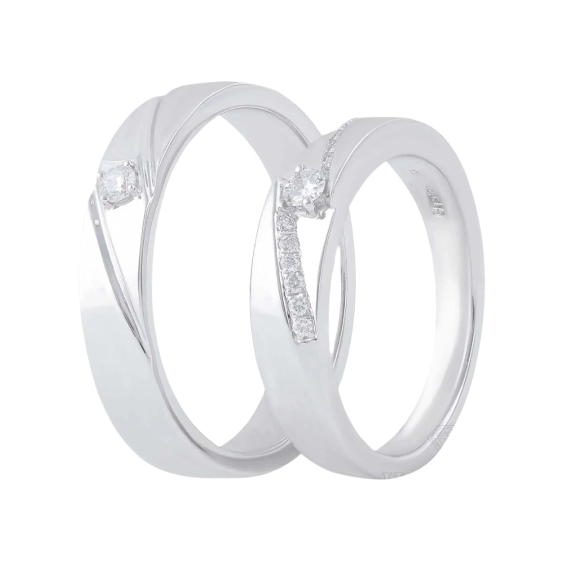 Diamond Wedding Rings D10233 & D10193