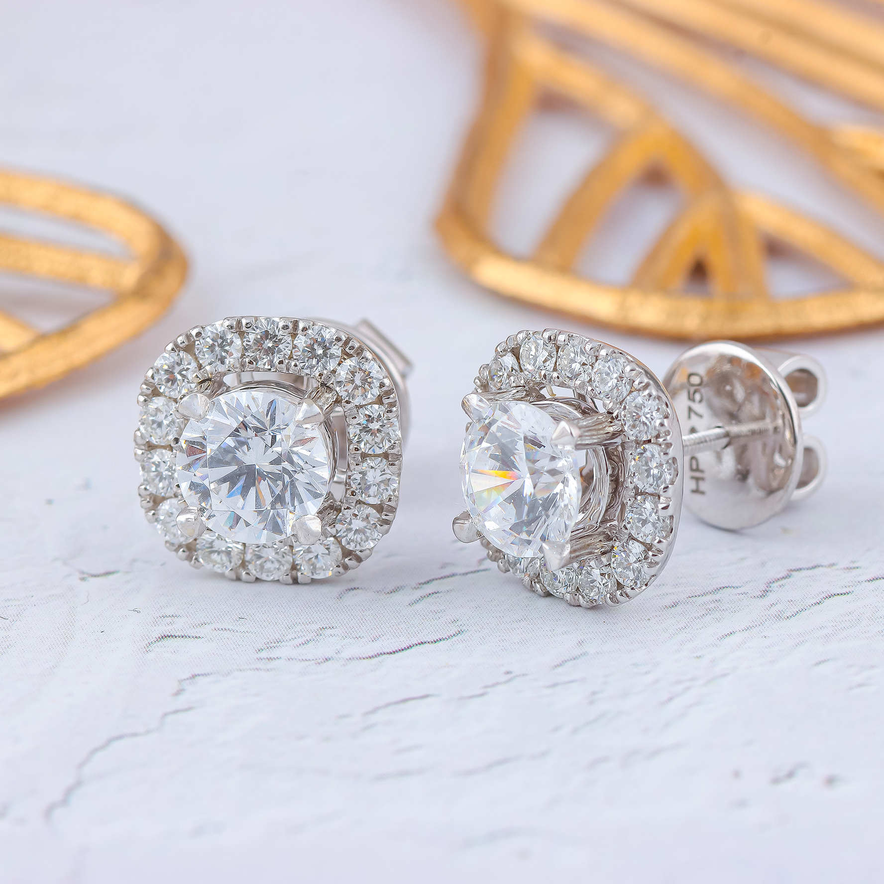 Diamond Earrings Mounting E10872