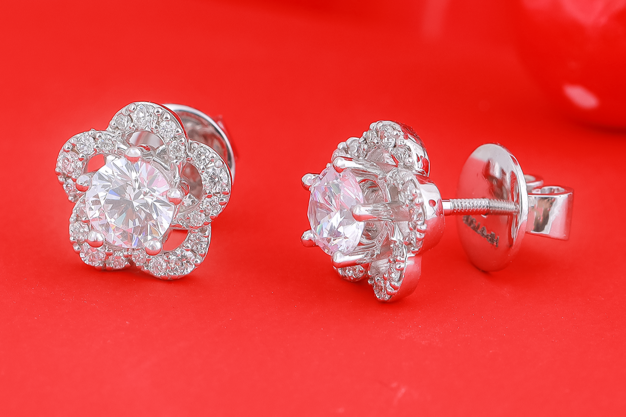 Diamond Earrings Mounting E10239