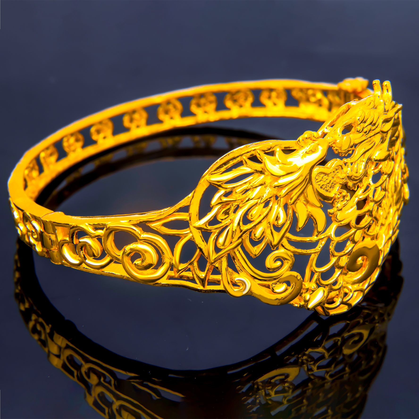 24K Gold Bangle G10264