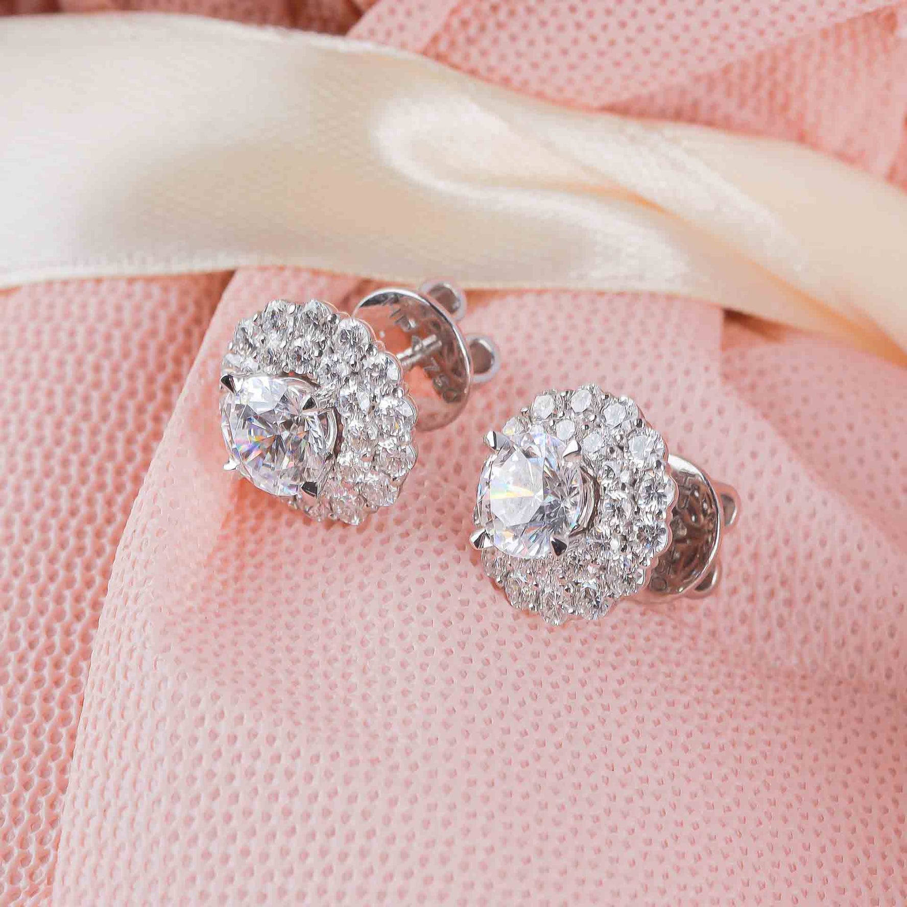 Diamond Earrings Mounting E10715