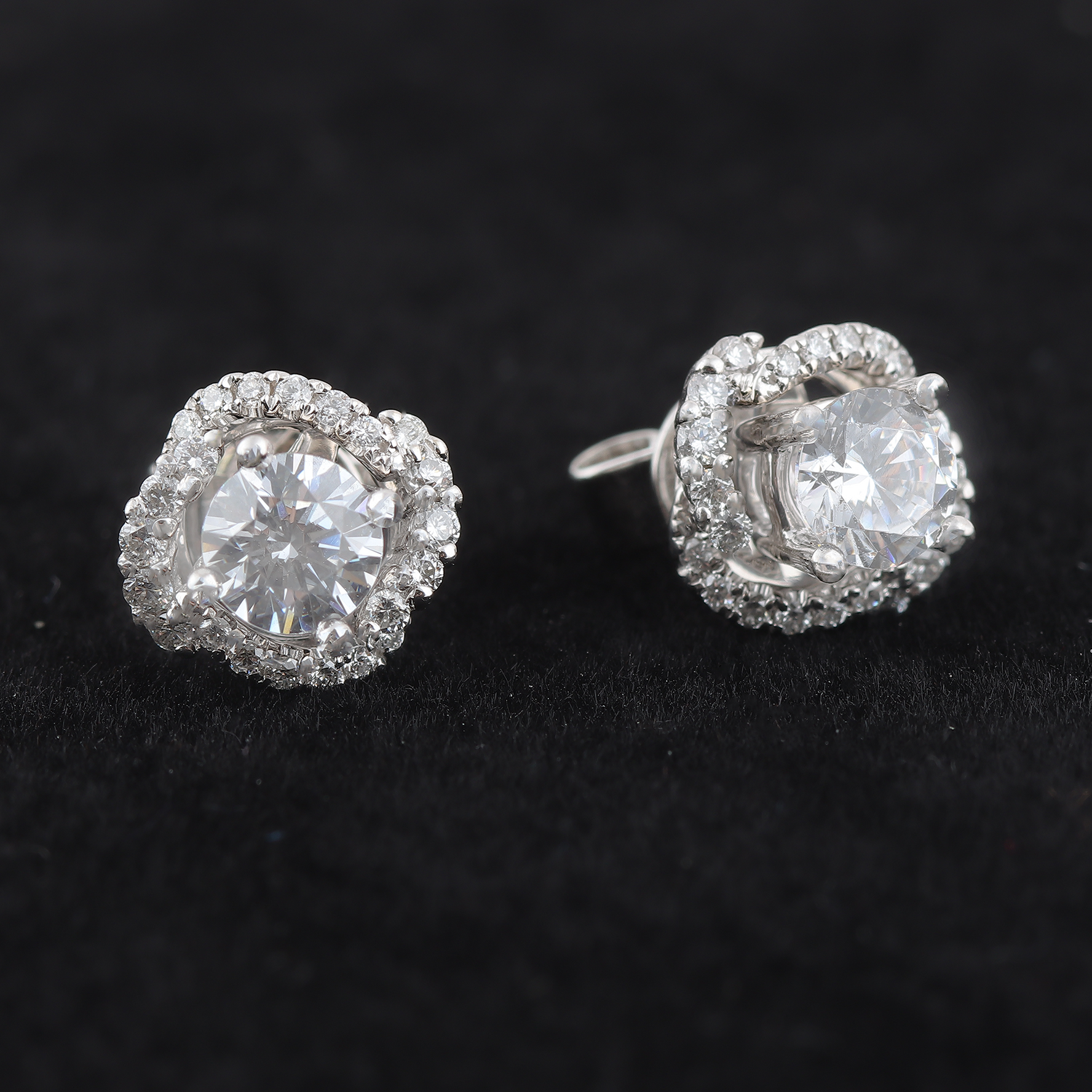 Diamond Earrings Mounting E10249