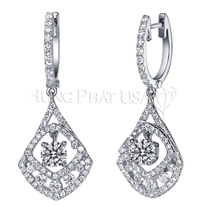 Diamond Dangling Earrings Setting E1341