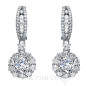 Diamond Dangling Earrings Setting E100776