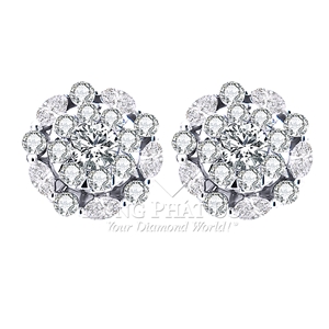 Diamond Stud Earrings EDF9987