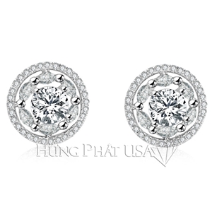 Diamond Stud Earrings Setting E1676