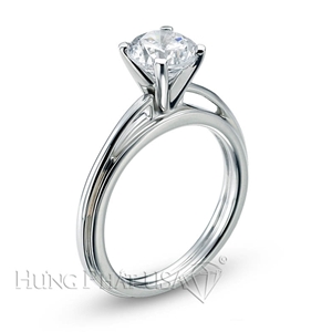 Classic Solitaire Engagement Ring Setting Style B1687