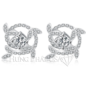 Diamond Stud Earrings Setting Style E1343