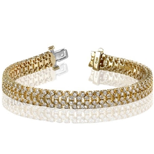 18K Gold Diamond Bracelet L1307