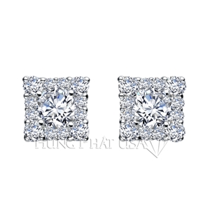 Diamond Stud Earrings Setting E2253A