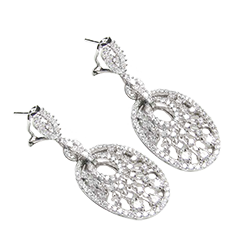 Diamond Dangling Earrings E2356