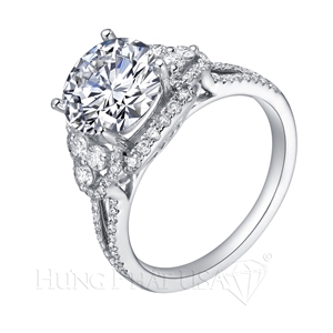 Diamond Engagement Ring Setting Style B2858