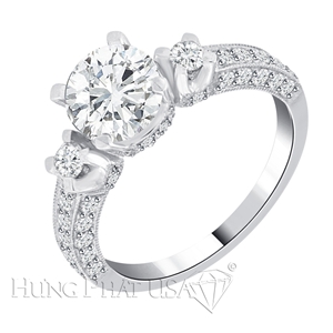 Diamond Engagement Ring Setting Style B1328