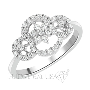 18K White Gold Diamond Ring R604988