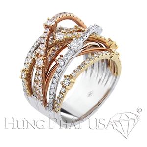 18K White Gold Diamond Ring R71706