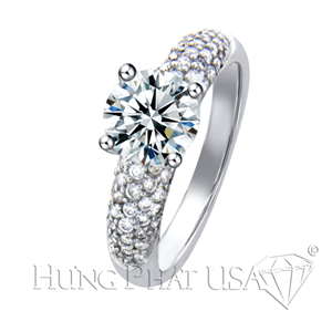 Diamond Engagement Ring Setting Style B2345