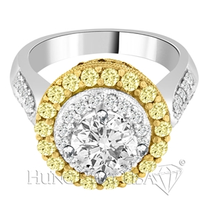 18K White Gold Diamond Engagement Ring Setting Style B58926