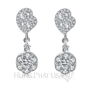 Diamond Dangling Earrings E10261