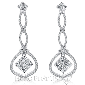 Diamond Dangling Earrings E50736