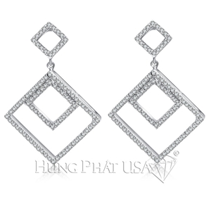 Diamond Dangling Earrings E0578