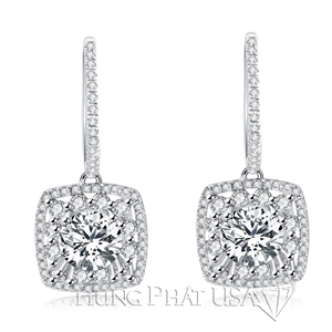 Diamond Dangling Earrings Setting E50215