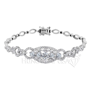 18K White Gold Diamond Bracelet Setting Style L7120
