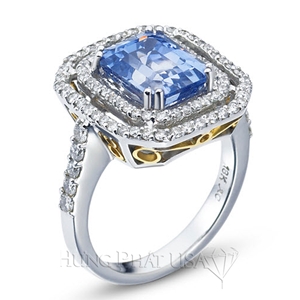 White Gold Diamond Engagement Ring B1429Z