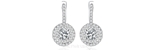 Diamond Dangling Earrings Setting E51288